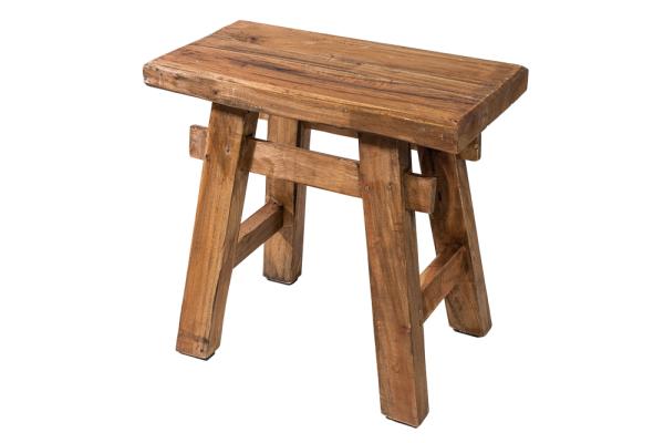 Masívna stolička HEMINGWAY 50 cm prírodná, mahagónové drevo