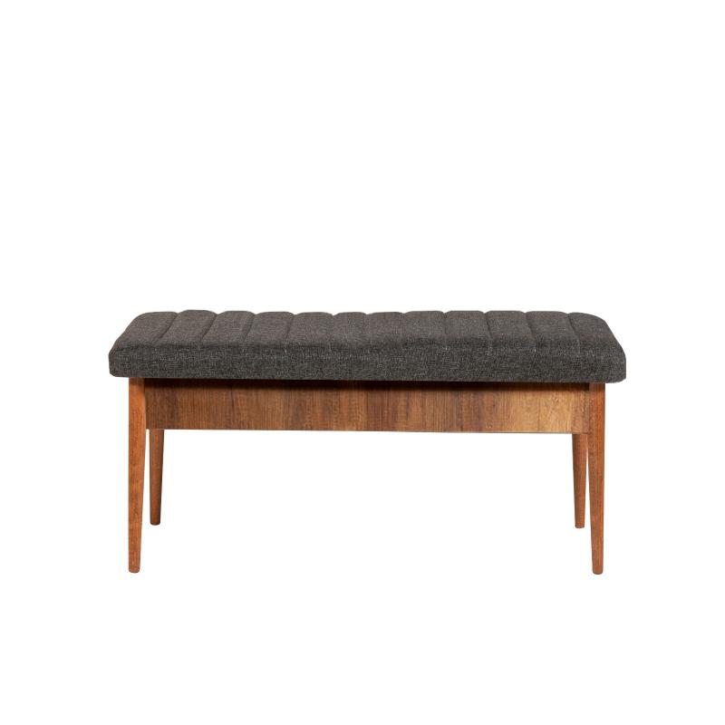 Elegantná súprava - rozkladací stôl VINA 130-165 cm plus sedenie, orech, antracit