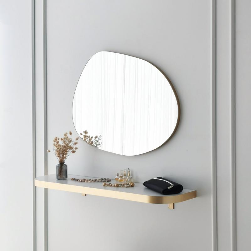 Elegantné zrkadlo RAIL 75 cm