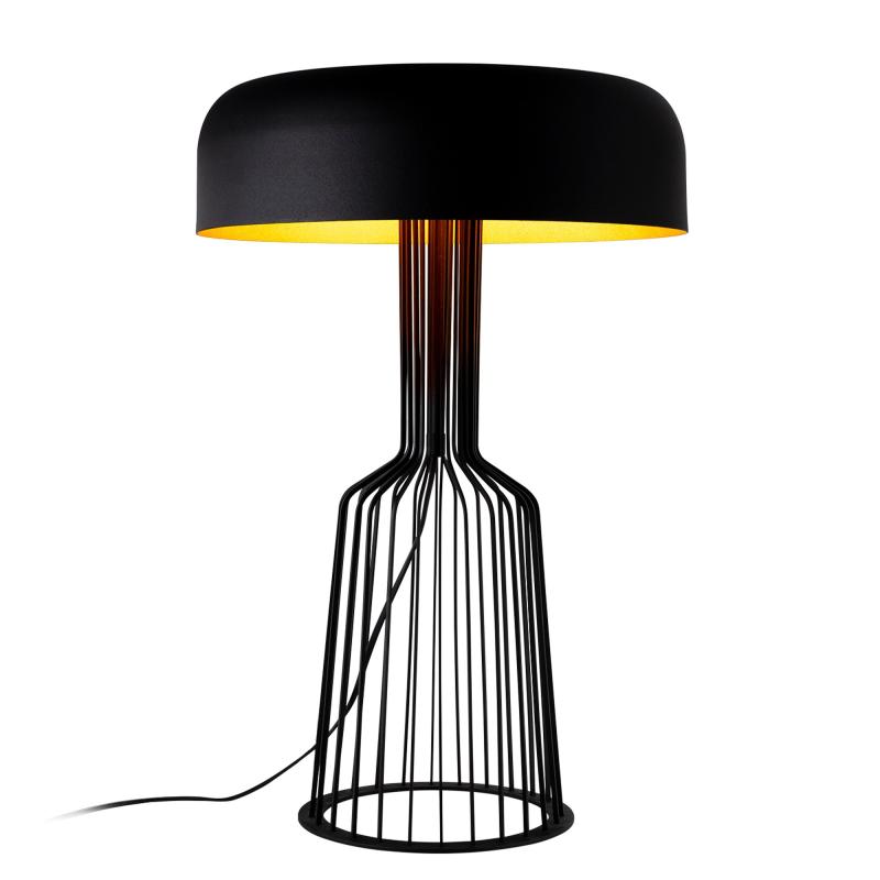 Elegantná stolová lampa FELLINI 57 cm, čierna
