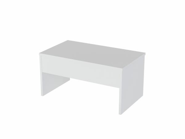 Praktický konferenčný stolík AKILI 90 cm, MDF, biely