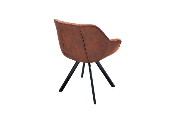 Dizajnová stolička THE DUTCH COMFORT starožitná hnedá
