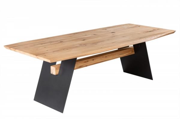 Masívny jedálenský stôl GRAND OAK 200 cm divoký dub