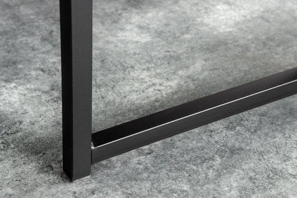 Priemyselný barový stôl SLIM LINE 120 cm, jaseň, čierny