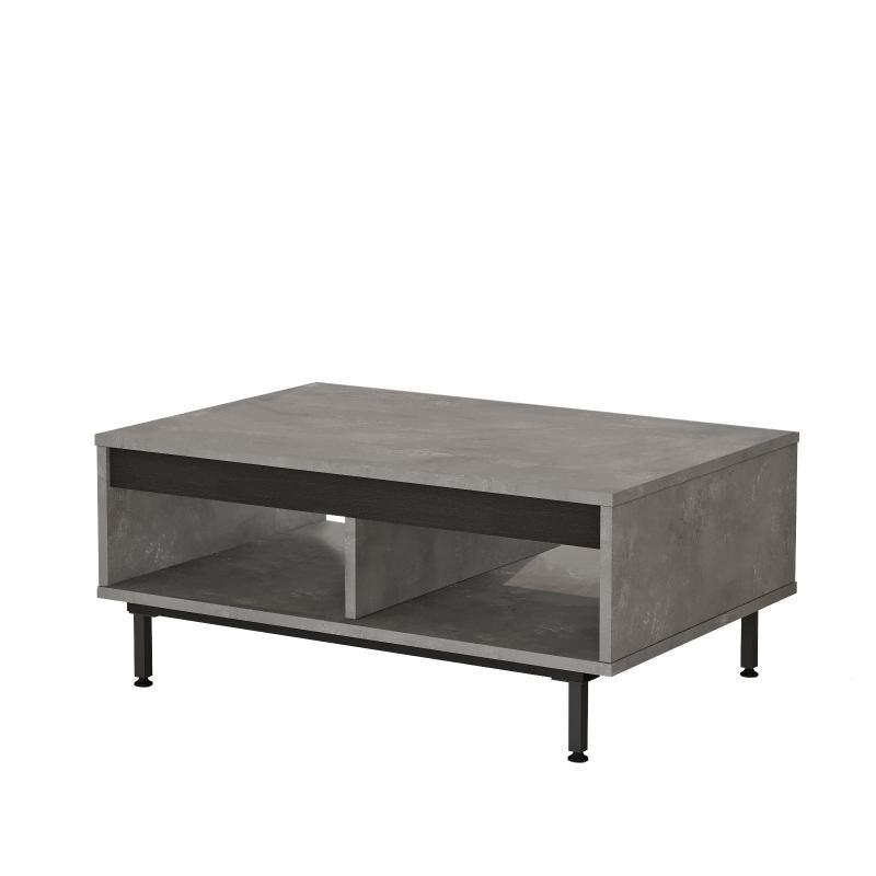 Moderný konferenčný stolík LAURA VI 90 cm, MDF, šedý