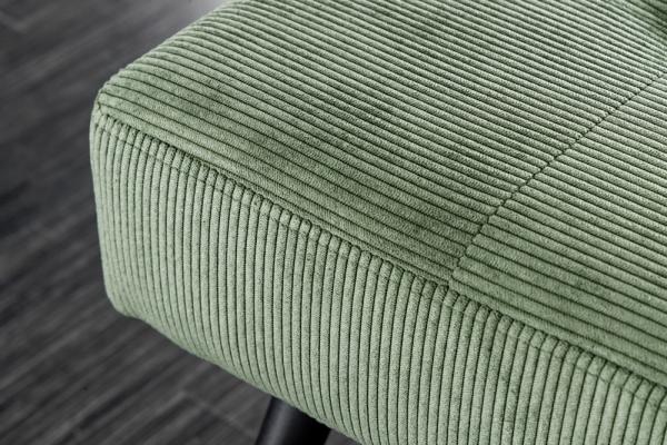 Dizajnová lavica BOUTIQUE 100 cm, zelená, menšester