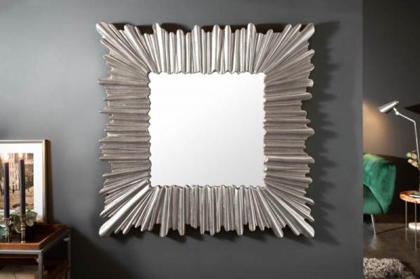 Nástenné zrkadlo VENICE 96 cm strieborné
