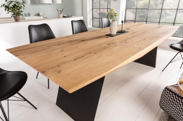 Masívny jedálenský stôl GRAND OAK 200 cm divoký dub