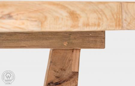 Jedálenský stôl FLORES RECYCLE ovál 240 cm teak prírodný