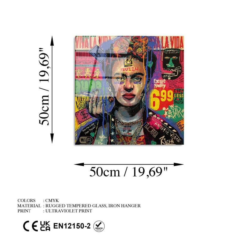 Dizajnový obraz CUBA 50x50 cm, viacfarebný