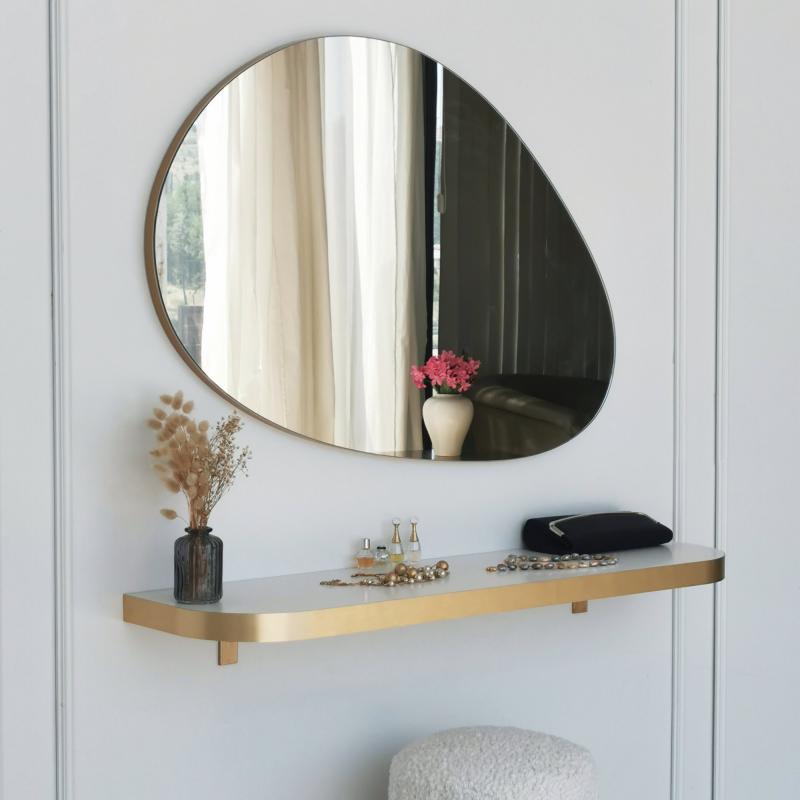 Elegantné zrkadlo RAIL 70 cm