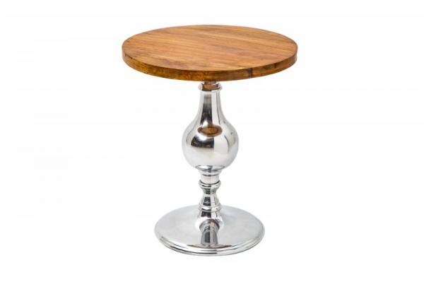 Elegantný dizajnový príručný stolík EXTRAVAGANCIA 51 cm mango, prírodný
