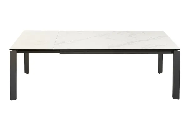 Jedálenský stôl X7 180-240 cm biely mramor - rozťahovací