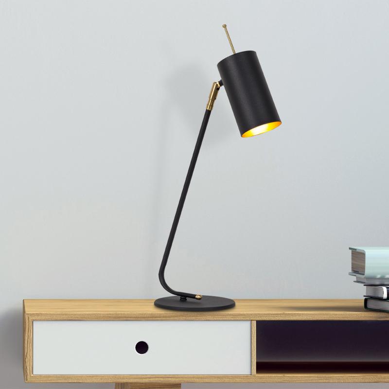 Elegantná stolová lampa SIVANI 55 cm, čierna