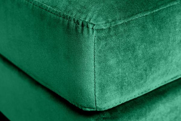 Elegantná taburetka COZY VELVET 80 cm, smaragdovo zelený zamat