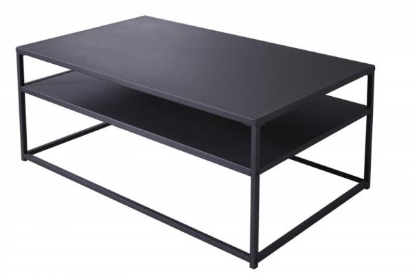 Konferenčný stolík DURA STEEL 100 cm čierny