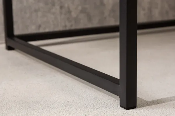 Dizajnový pracovný stôl SLIM LINE 100 cm, jaseň, čierny