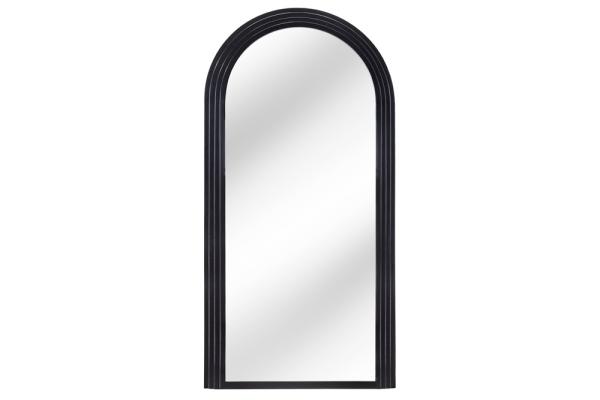 Dizajnové zrkadlo ART DECO 160 cm, čierne