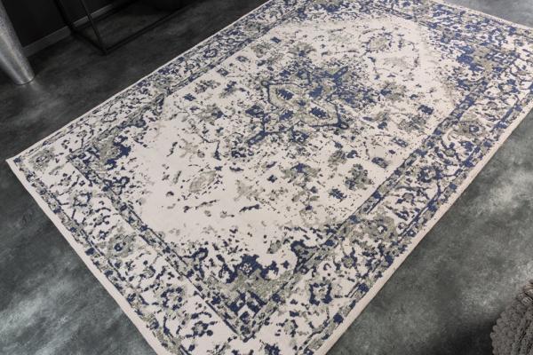 Orientálny bavlnený koberec OLD MARRAKESCH 230 x 160 cm, béžovo, šedomodrý