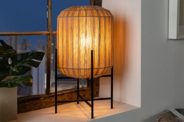 Dizajnová stolová lampa PURE NATURE II 48 cm, prírodná