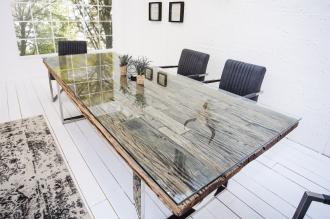 Jedálenský masívny stôl EUPHORIA BARRACUDA 240 cm, prírodný