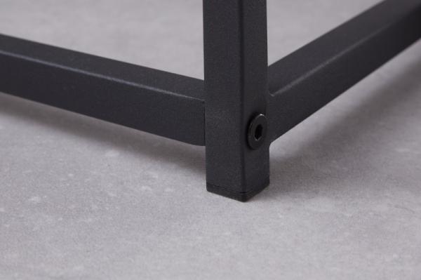 Príručné stolíky DURA STEEL 40 cm čierne