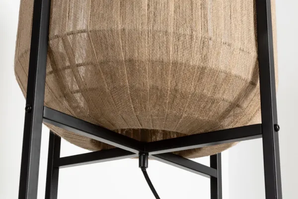 Dizajnová stojanová lampa PURE NATURE II 150 cm, prírodná