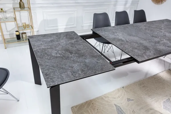 Jedálenský stôl X7 180-240 cm žulový mramor - rozťahovací