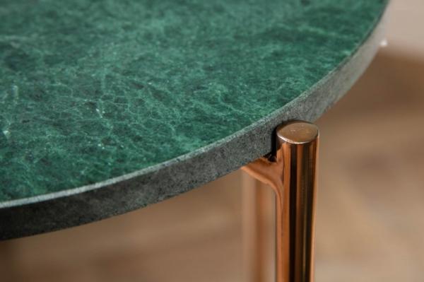 Príručný stolík NOBLE I 35 cm mramorový zelený