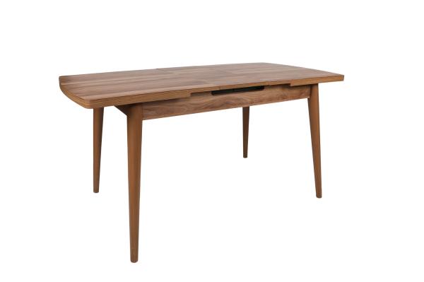 Jedálenský stôl rozkladací INCI 130-160 cm, MDF, hnedý