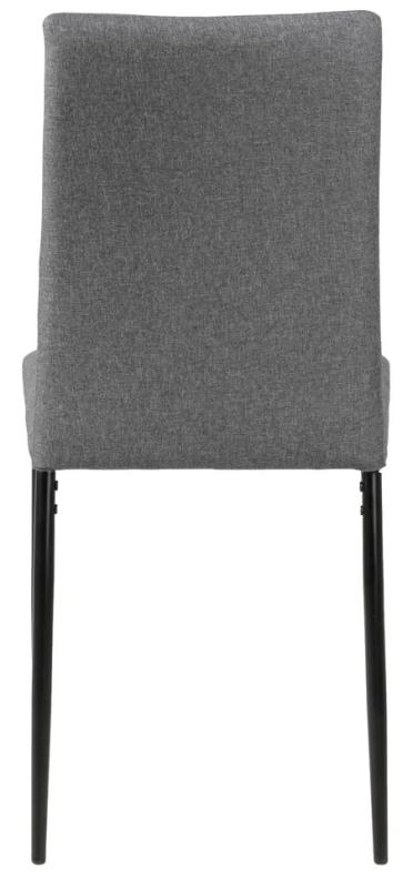 Moderná jedálenská stolička DEMINA 44x92 cm zo sivého polyesteru