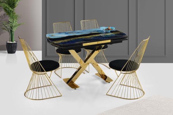 Dizajnový rozkladací stôl CAMLI VIVA 120-180 cm