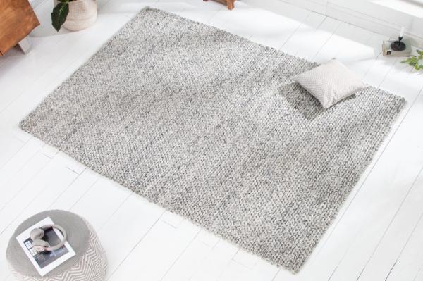 Ručne vyrobený koberec INFINITY HOME 240x160 cm šedý, bavlna