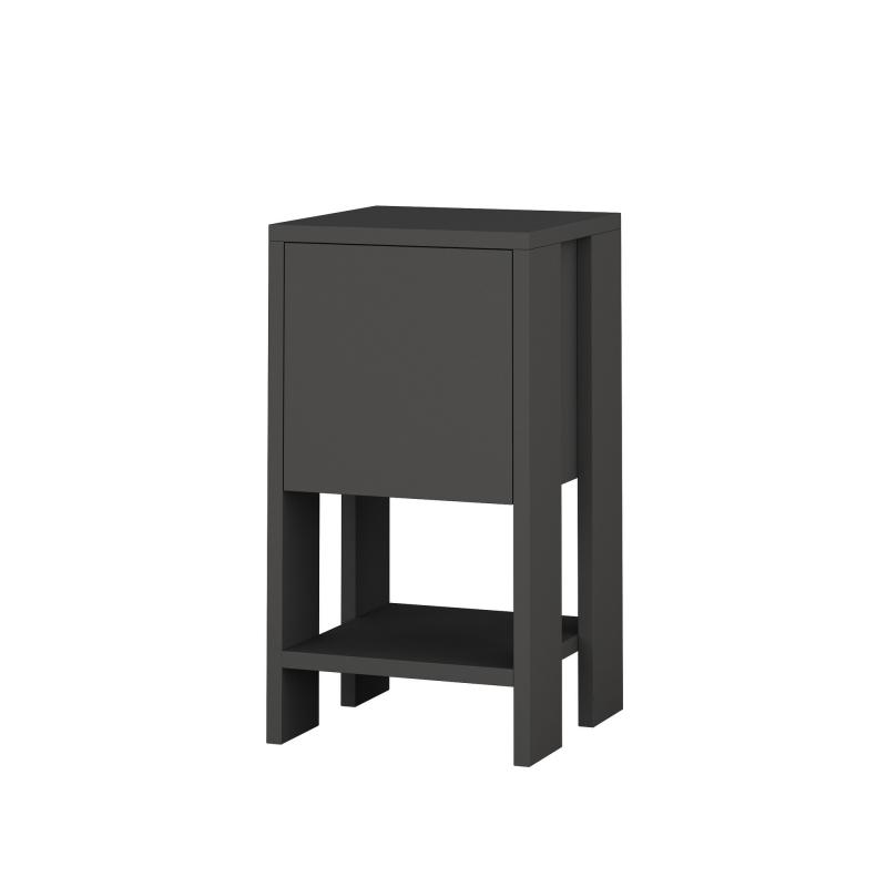 Elegantný nočný stolík EMA 55 cm, MDF, antracit