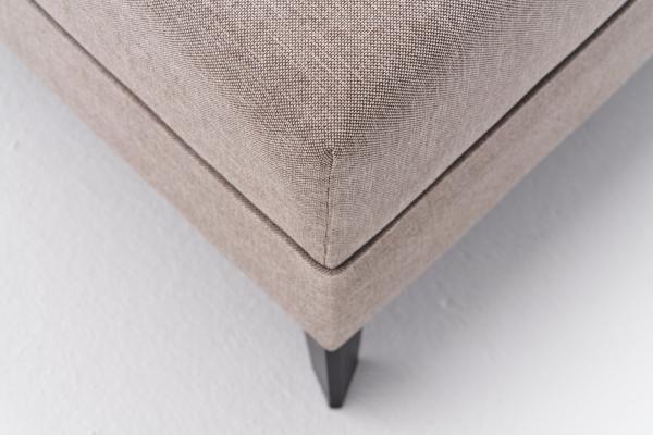 Dizajnová pohovka EFSUN 300 cm rohová, krémová, tkanina