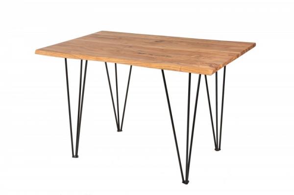 Jedálenský stôl MAMMUT 120 cm prírodný, akácia