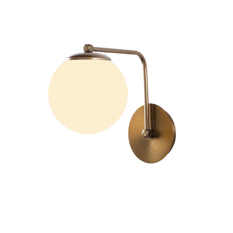 Elegantná nástenná lampa DAISY 26 cm, matná, zlatá
