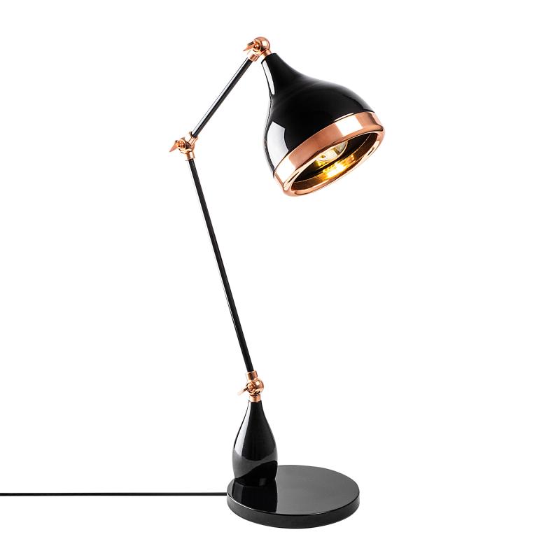 Dizajnové stolové svietidlo YILDO, 50 cm, čierne