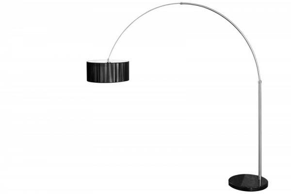 Dizajnová oblúková lampa EXTENSO čierna 230 cm