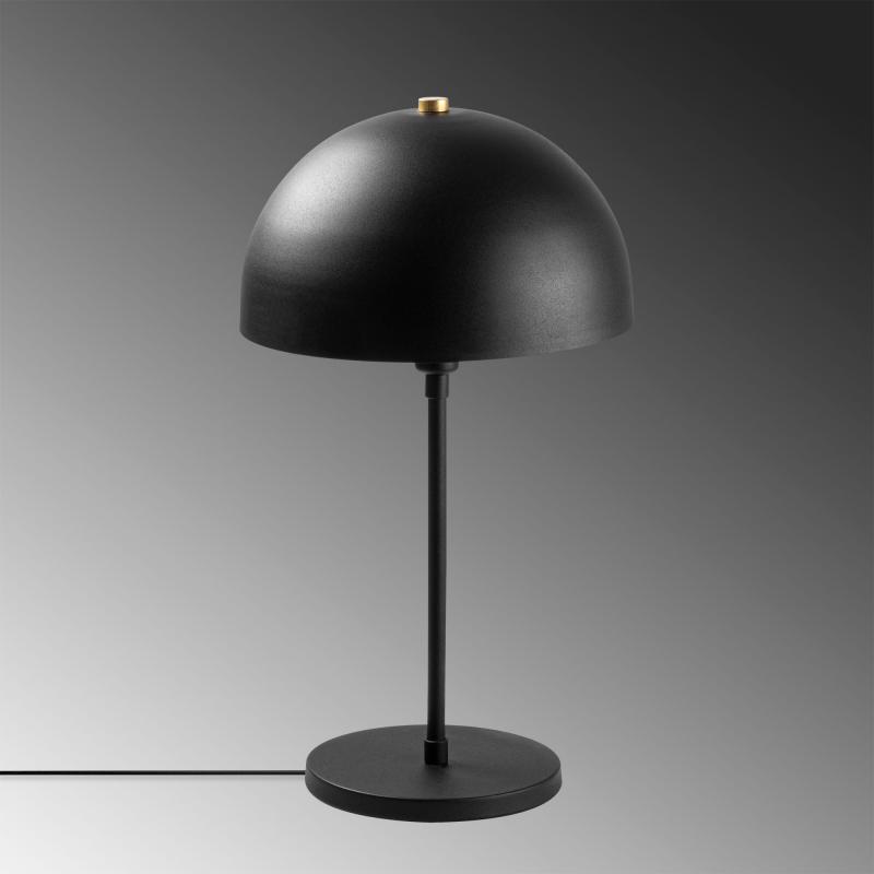 Dizajnová stolová lampa VARZAN 50 cm, čierna