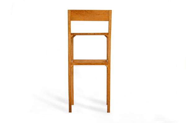 Masívna barová stolička HUNDE 90 cm, prírodná, buk