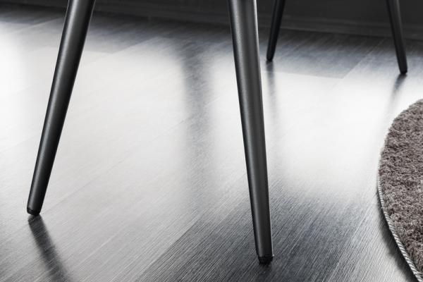 Dizajnová lavica BOUTIQUE 100 cm, šedá, štruktúrovaná látka