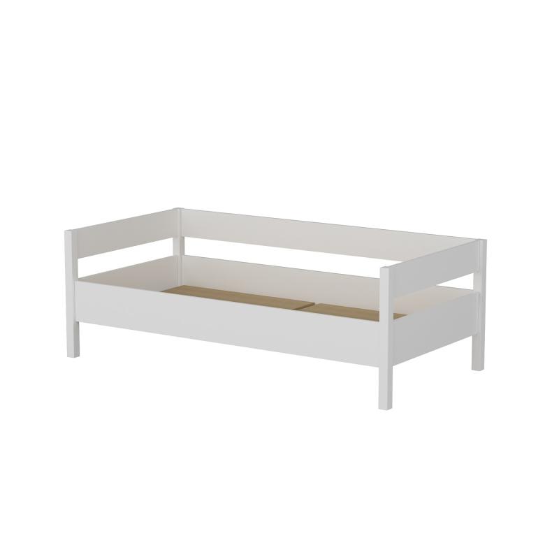 Jednolôžková posteľ VALENCIA 100x200 cm, MDF, biela