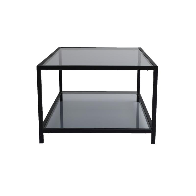 Dizajnový konferenčný stolík ASTRO 90 cm, čierny