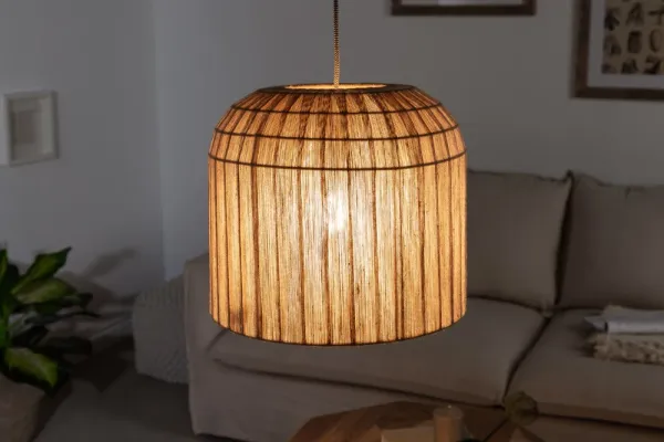 Dizajnová závesná lampa PURE NATURE II 35 cm, prírodná