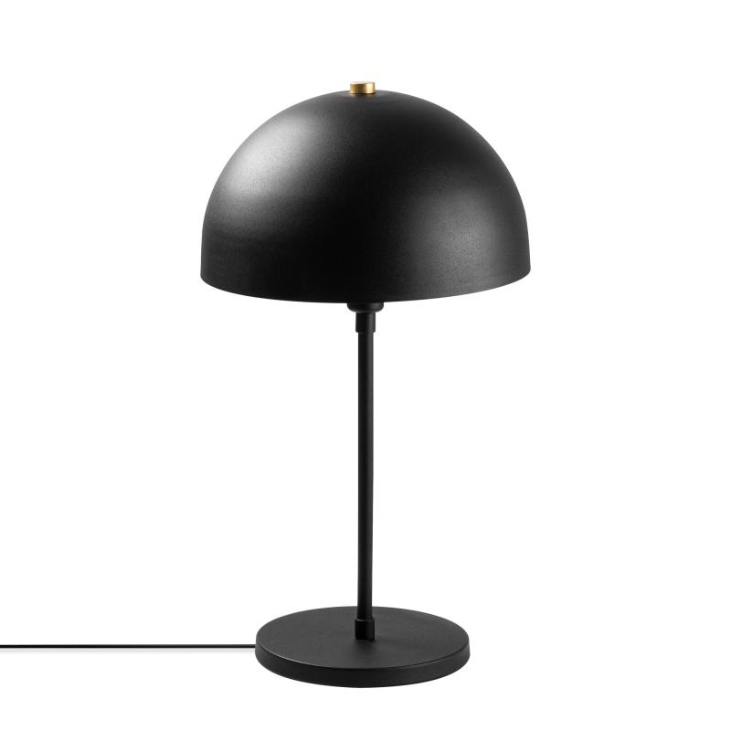 Dizajnová stolová lampa VARZAN 50 cm, čierna