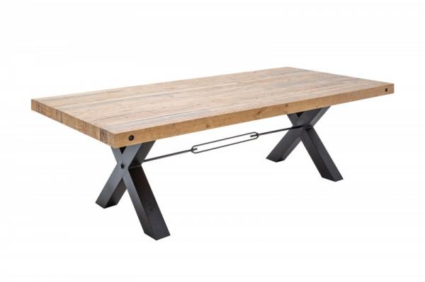 Masívny jedálenský stôl THOR 200 cm z prírodného borovicového dreva