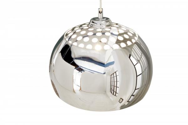Priemyselná závesná lampa CHROME BALL 32cm chrómová