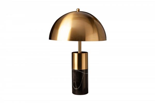 Stolová lampa BURLESQUE 52 cm zlatá, mramorovo čierna