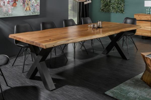 Masívny jedálenský stôl MAMMUT NATURE 300 cm, akácia, prírodný